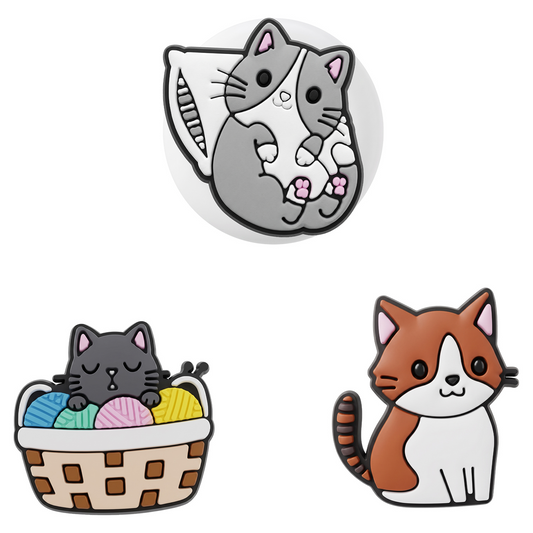 OEM Cat Case for Apple AirTag, Set of 3 pieces, Multicolor
