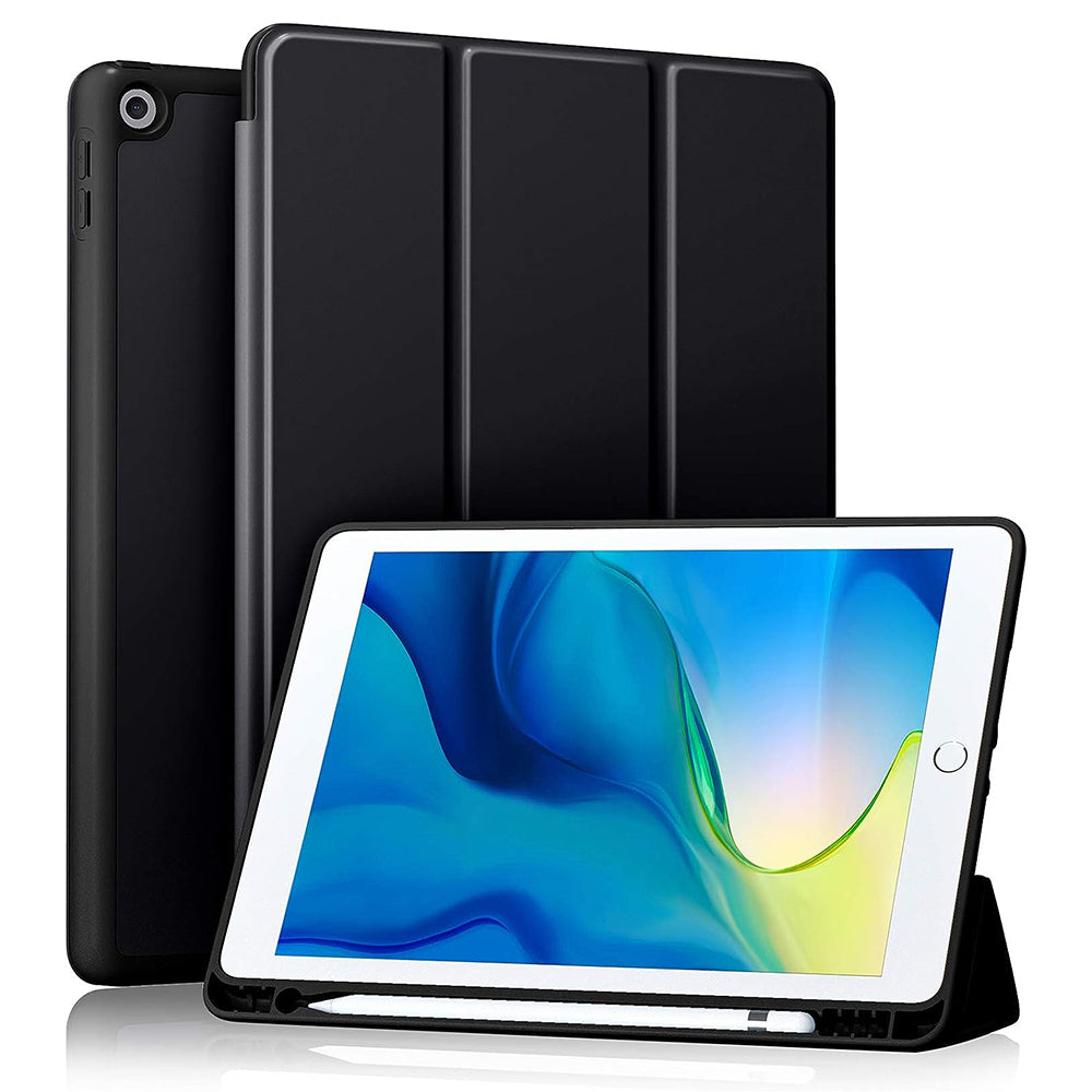 Funda para Apple iPad 10.2 (2021) / 10.2 (2020) / 10.2 (2019), Techsuit, Flex Trifold, Negra