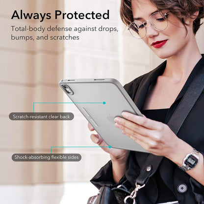 Funda para Apple iPad (2025) / (2022), ESR, Ascend Hybrid, Gris