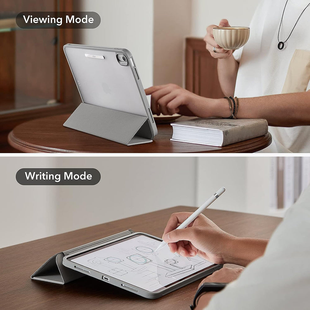 Funda para Apple iPad (2025) / (2022), ESR, Ascend Hybrid, Gris