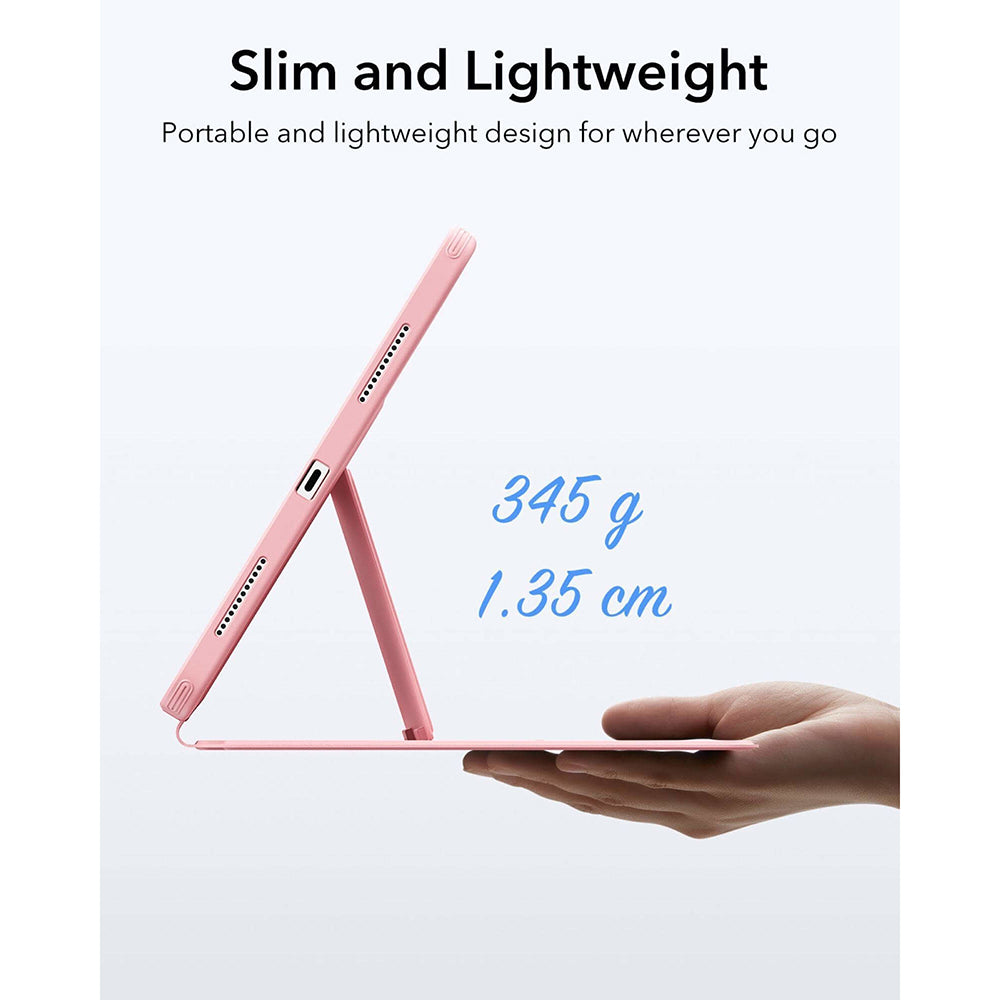 Funda para Apple iPad (2025) / (2022), ESR, Flip Hybrid, Rosa
