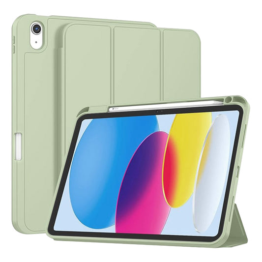 Funda para Apple iPad (2025) / (2022), Techsuit, Flex Trifold, Verde Matcha