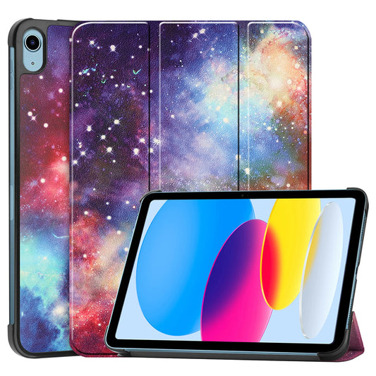 Funda para Apple iPad (2025) / (2022), Techsuit, FoldPro Galaxy, Multicolor