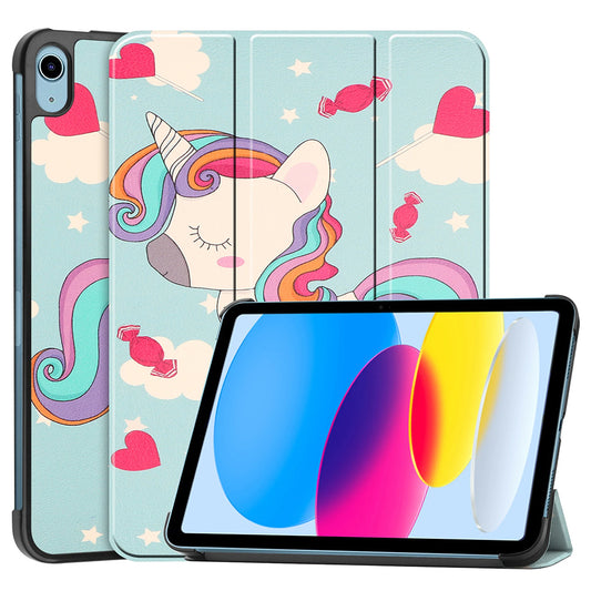 Funda para Apple iPad (2025) / (2022), Techsuit, FoldPro Unicorn, Multicolor