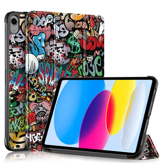 Funda para Apple iPad (2025) / (2022), Techsuit, FoldPro Urban Vibe, Multicolor