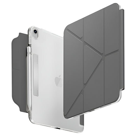 Funda para Apple iPad (2025), UNIQ, Camden Click, Gris
