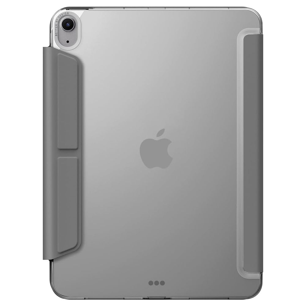 Funda para Apple iPad (2025), UNIQ, Camden Click, Gris