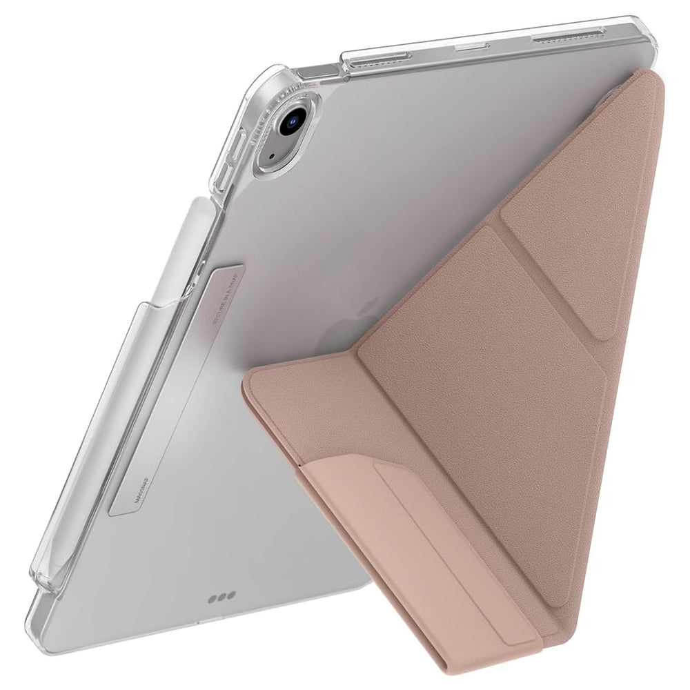 Funda para Apple iPad (2025), UNIQ, Camden Click, Rosa