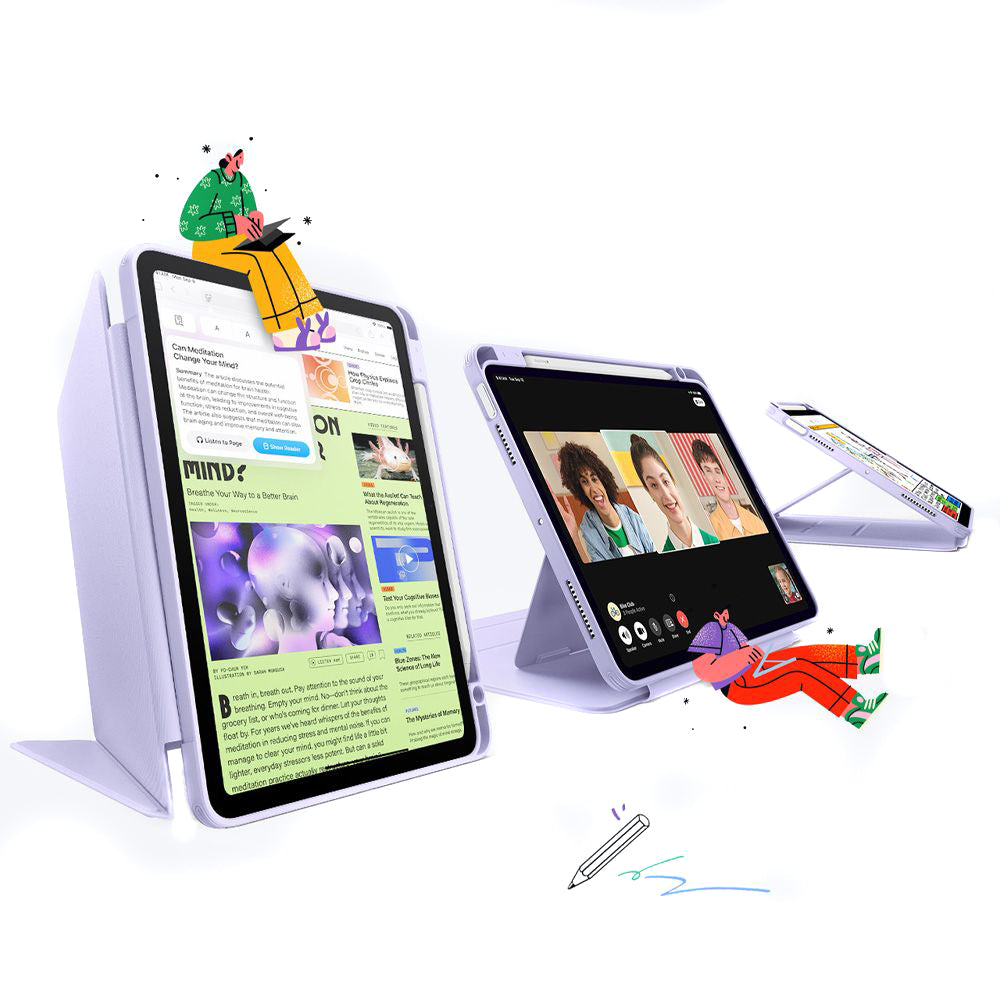 Funda para Apple iPad Air 13 (2026) / Air 13 (2025) / Air 13 (2024), ESR, Flip Hybrid, Violeta