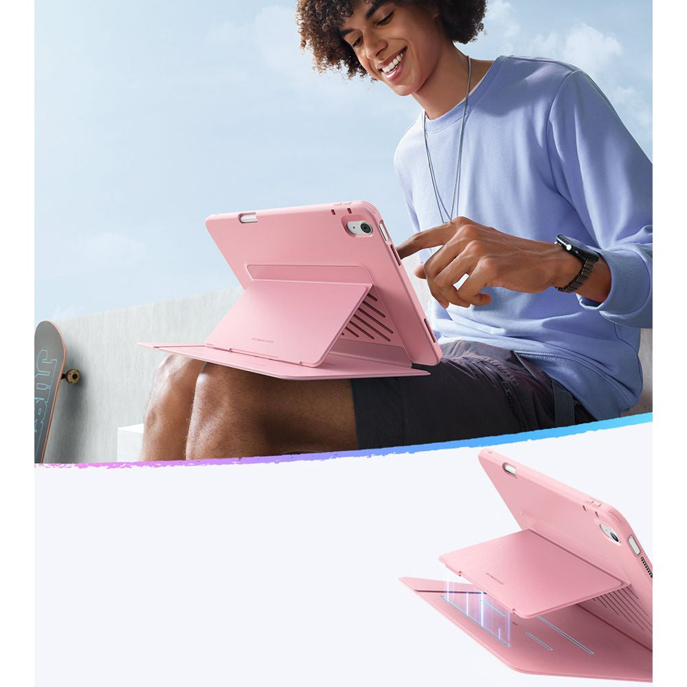 Funda para Apple iPad (2025) / (2022), ESR, Flip Hybrid, Rosa