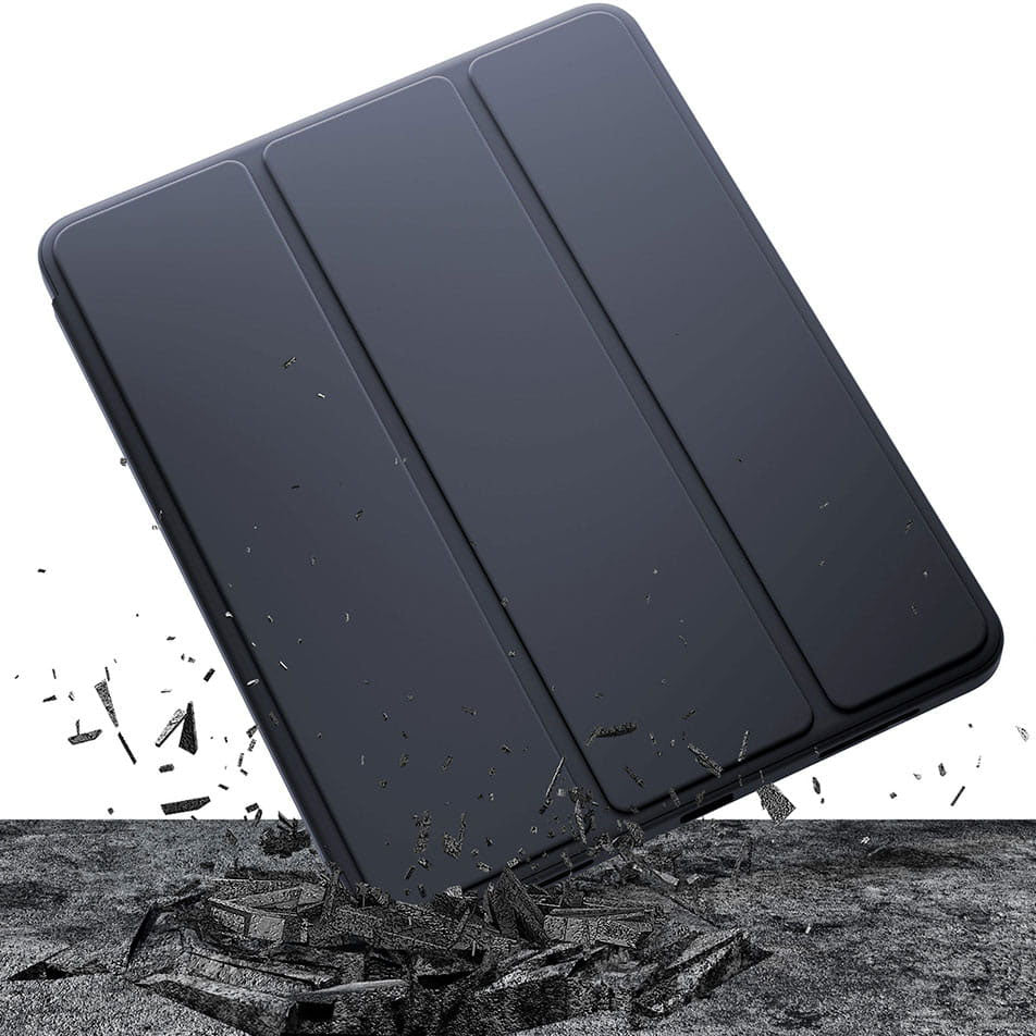 Funda para Apple iPad (2025) / (2022), 3MK, Soft Tablet, Negra
