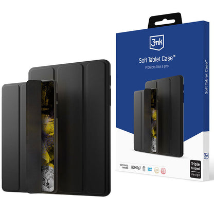 Funda para Apple iPad (2025) / (2022), 3MK, Soft Tablet, Negra