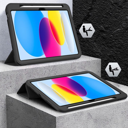 Funda para Apple iPad (2025) / iPad (2022), Tech-Protect, Endurance, Negra