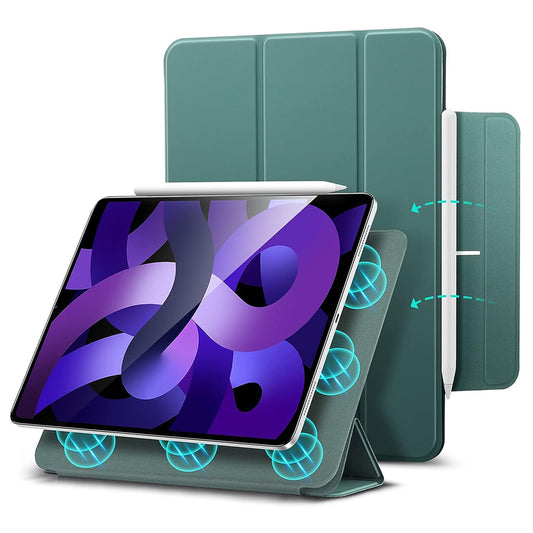 Funda para Apple iPad Air 11 (2024) / Air (2022) / Air (2020) / Pro 11 (2018), ESR, Rebound, Verde Satinado