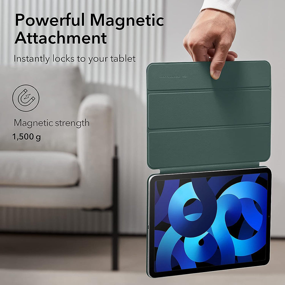 Funda para Apple iPad Air 11 (2024) / Air (2022) / Air (2020) / Pro 11 (2018), ESR, Rebound, Verde Satinado