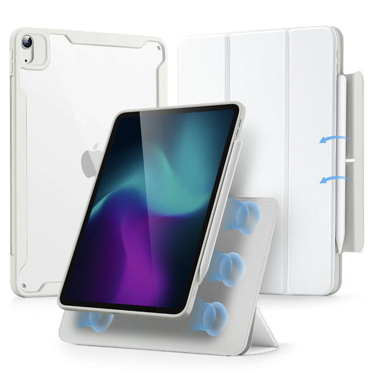 Funda para Apple iPad Air 11 (2026) / iPad Air 11 (2025) / Air 11 (2024) / Air (2022) / Air (2020), ESR, Rebound Hybrid, Blanca
