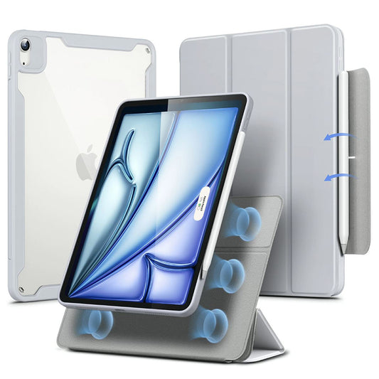 Funda para Apple iPad Air 11 (2026) / iPad Air 11 (2025) / Air 11 (2024) / Air (2022) / Air (2020), ESR, Rebound Hybrid, Gris