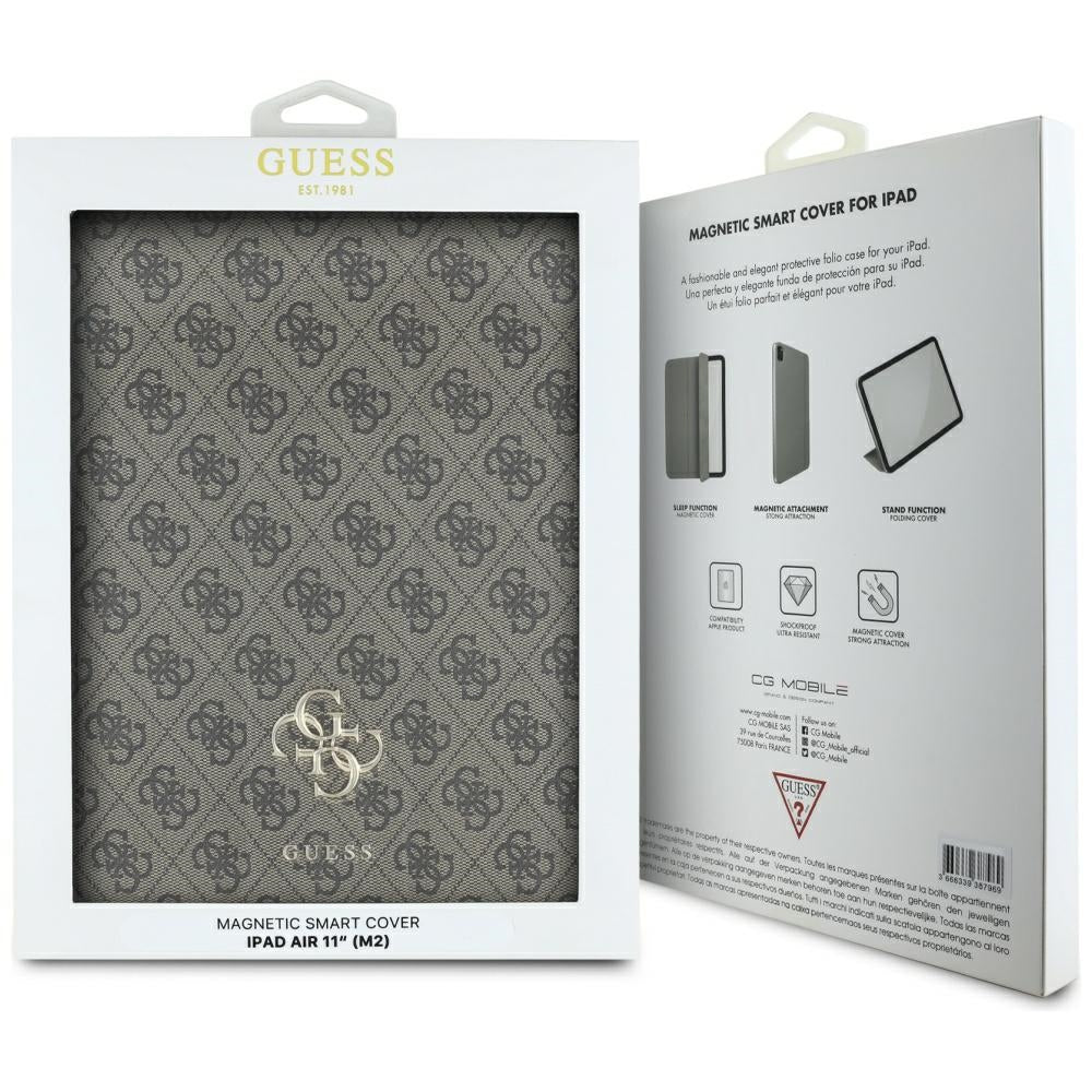 Funda para Apple iPad Air 11 (2025) / Air 11 (2024), Guess, 4G Big Logo, Marrón