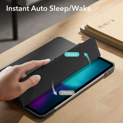 Funda para Apple iPad Air 13 (2025) / Air 13 (2024), ESR, Ascend Trifold, Negra Satinada