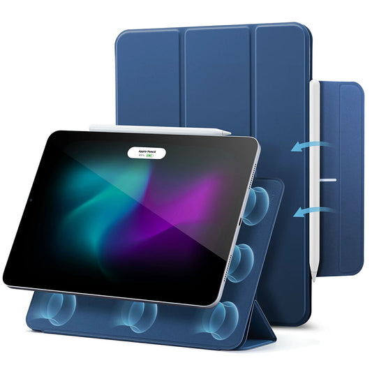 Funda para Apple iPad Air 13 (2025) / Air 13 (2024) / Pro 12.9 (2022) / Pro 12.9 (2021) / Pro 12.9 (2020), ESR, Rebound, Azul Marino