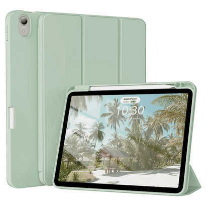 Funda para Apple iPad Air (2022) / Air (2020), Techsuit, Flex Trifold, Verde Matcha