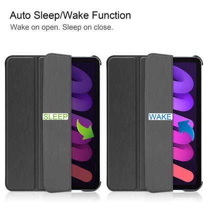 Funda para Apple iPad mini (2024) / mini (2021), Techsuit, FoldPro, Negra