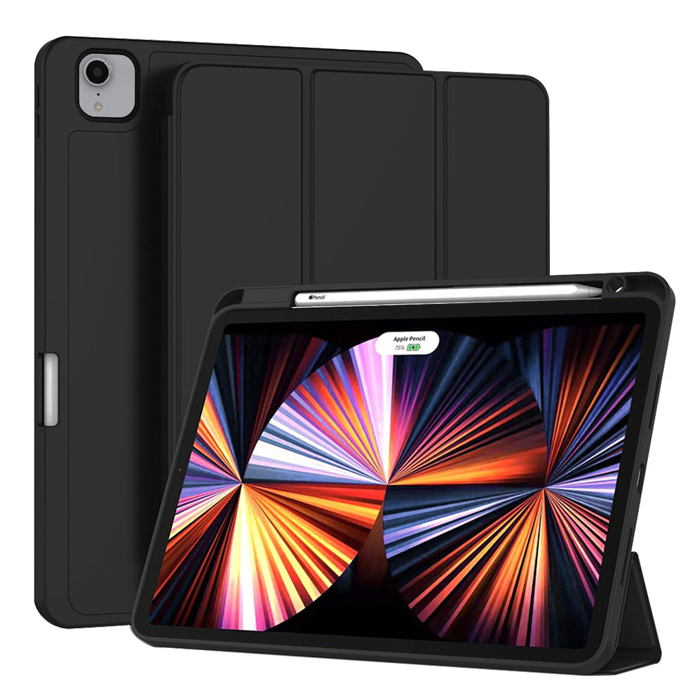 Funda para Apple iPad Pro 11 (2022) / Pro 11 (2021) / Pro 11 (2020) / Pro 11 (2018), Techsuit, Flex Trifold, Negra
