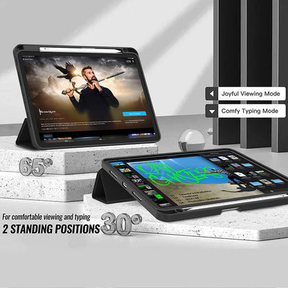 Funda para Apple iPad Pro 11 (2022) / Pro 11 (2021) / Pro 11 (2020) / Pro 11 (2018), Techsuit, Flex Trifold, Negra
