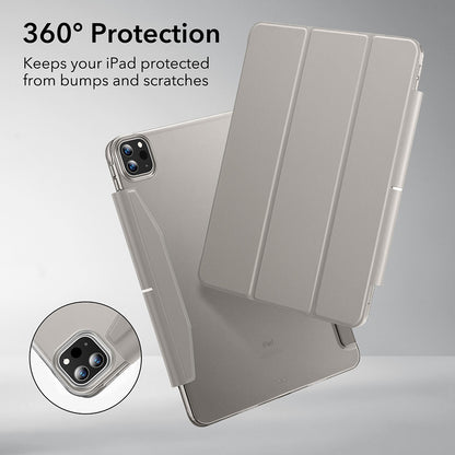 Funda para Apple iPad Pro 11 (2024), ESR, Ascend Trifold, Gris