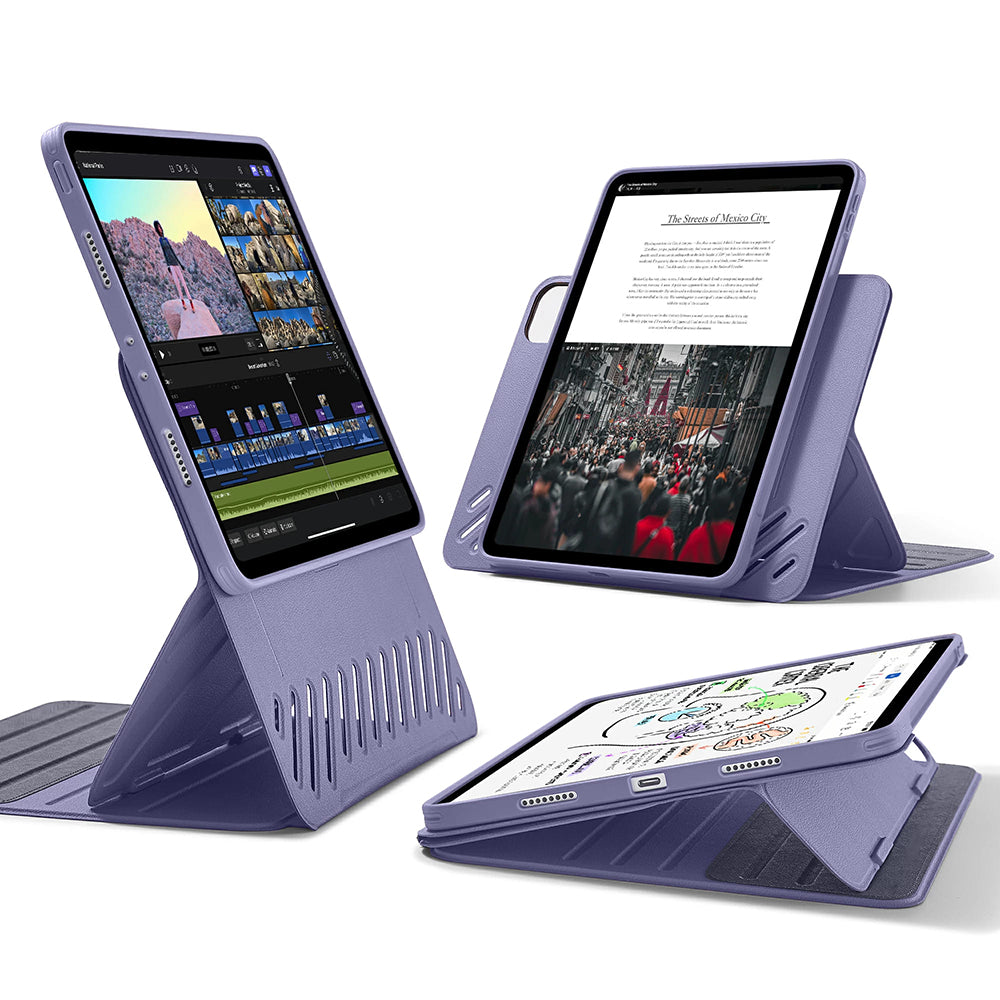 Funda para Apple iPad Pro 11 (2024), ESR, Shift, Púrpura