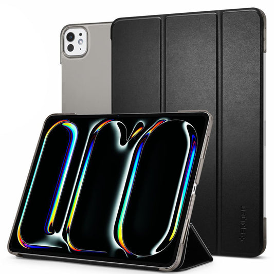 Funda para Apple iPad Pro 11 (2024), Spigen, Smart Fold, Negra ACS07025