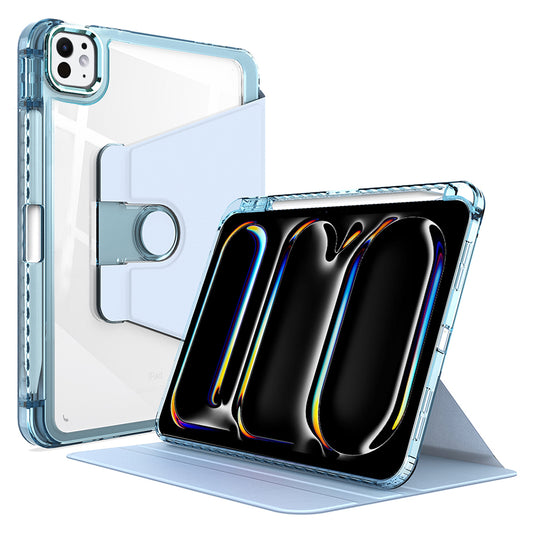 Funda para Apple iPad Pro 11 (2024), Techsuit, Crystal Vision, Azul
