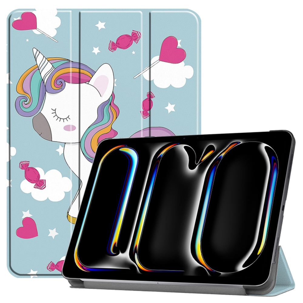 Funda para Apple iPad Pro 11 (2024), Techsuit, FoldPro Unicorn, Multicolor