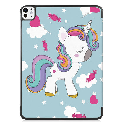 Funda para Apple iPad Pro 11 (2024), Techsuit, FoldPro Unicorn, Multicolor