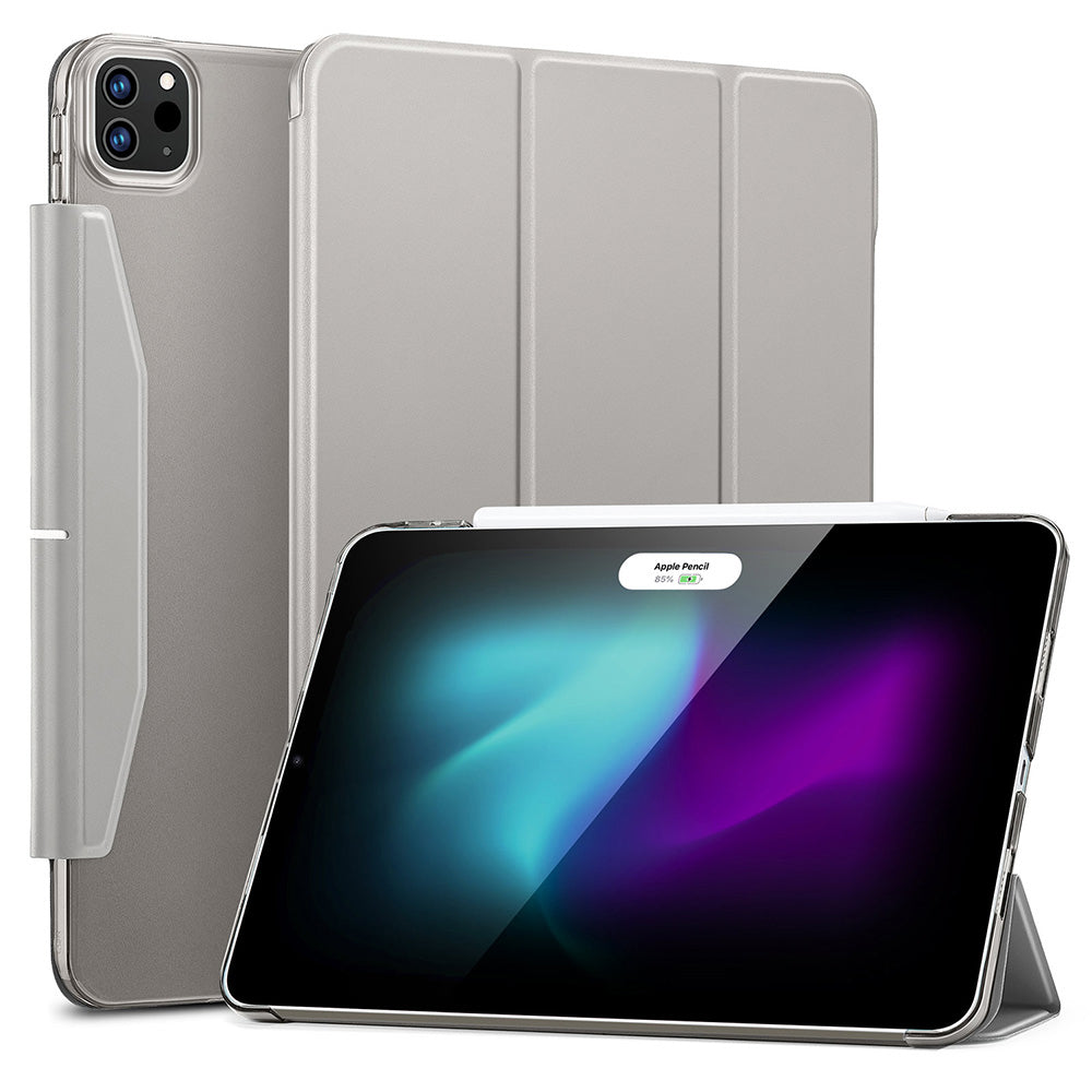 Funda para Apple iPad Pro 13 (2024), ESR, Ascend Trifold, Gris