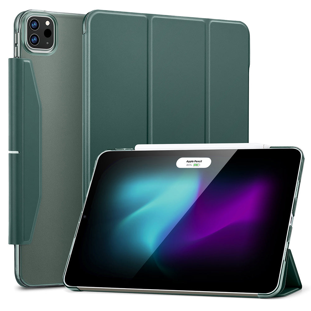 Funda para Apple iPad Pro 13 (2024), ESR, Ascend Trifold, Verde Satinado