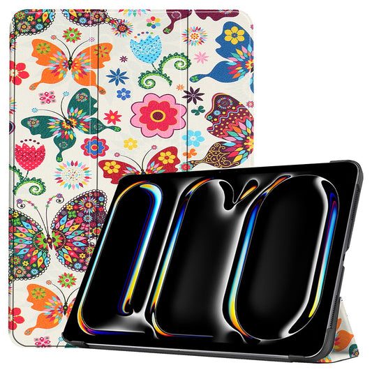 Funda para Apple iPad Pro 13 (2024), Techsuit, FoldPro Butterfly, Multicolor