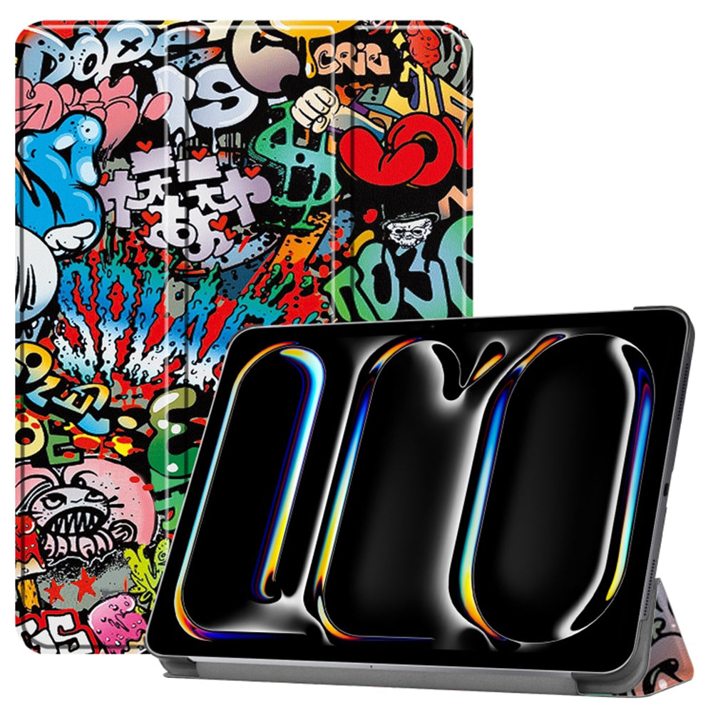 Funda para Apple iPad Pro 13 (2024), Techsuit, FoldPro Urban Vibe, Multicolor
