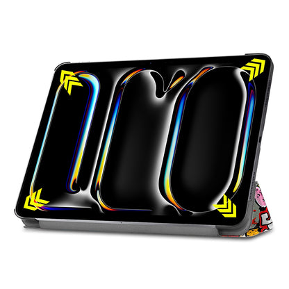 Funda para Apple iPad Pro 13 (2024), Techsuit, FoldPro Urban Vibe, Multicolor