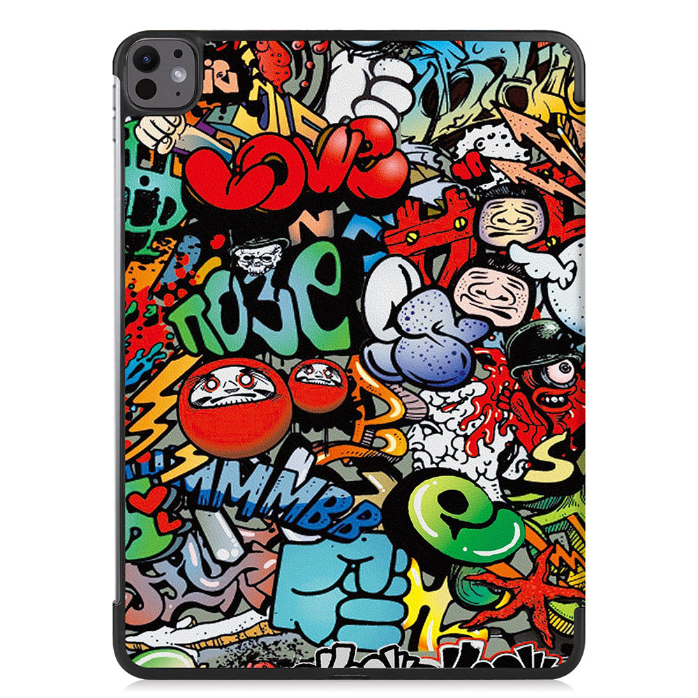 Funda para Apple iPad Pro 13 (2024), Techsuit, FoldPro Urban Vibe, Multicolor
