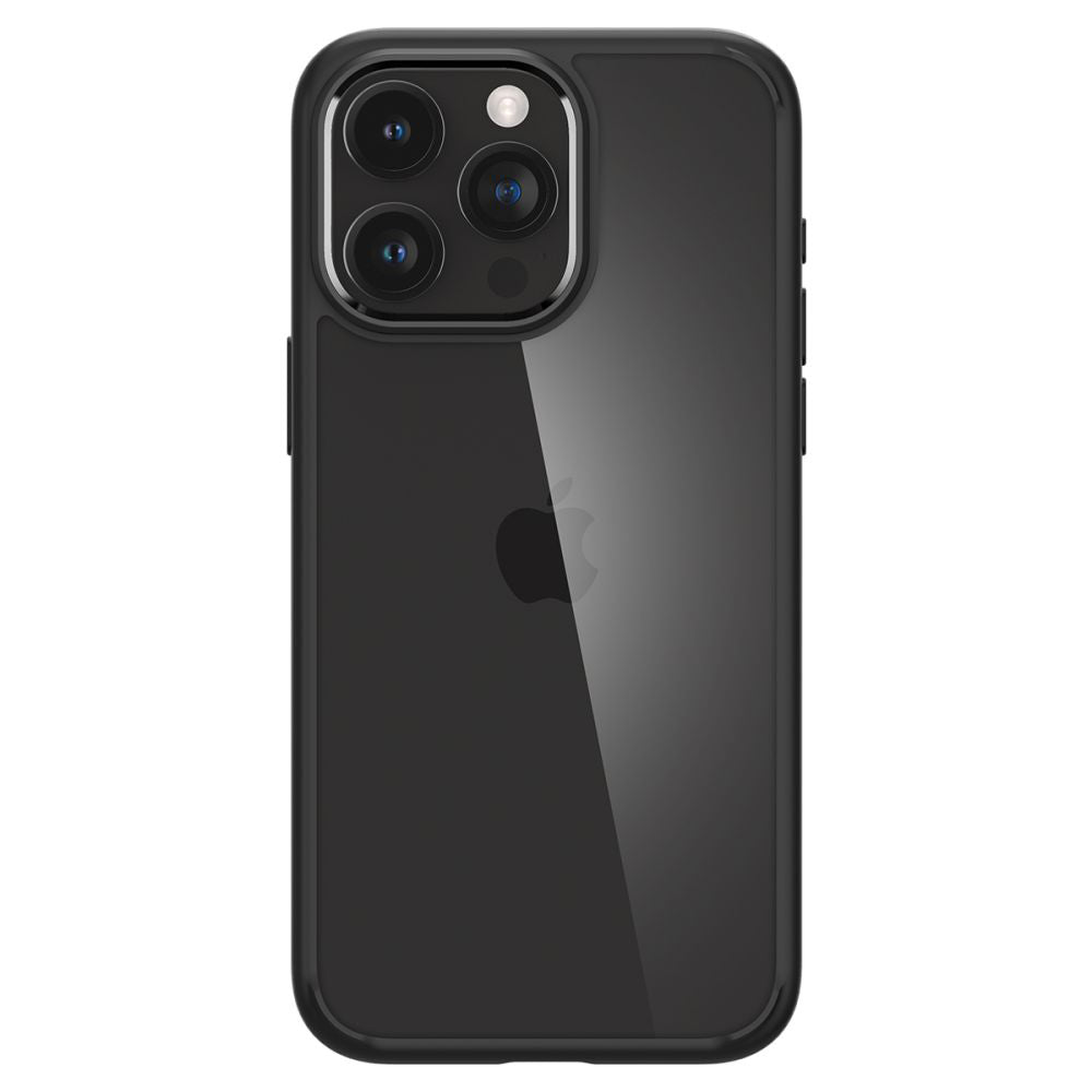 Funda para Apple iPhone 15 Pro, Spigen, Ultra Hybrid, Negro ACS06713