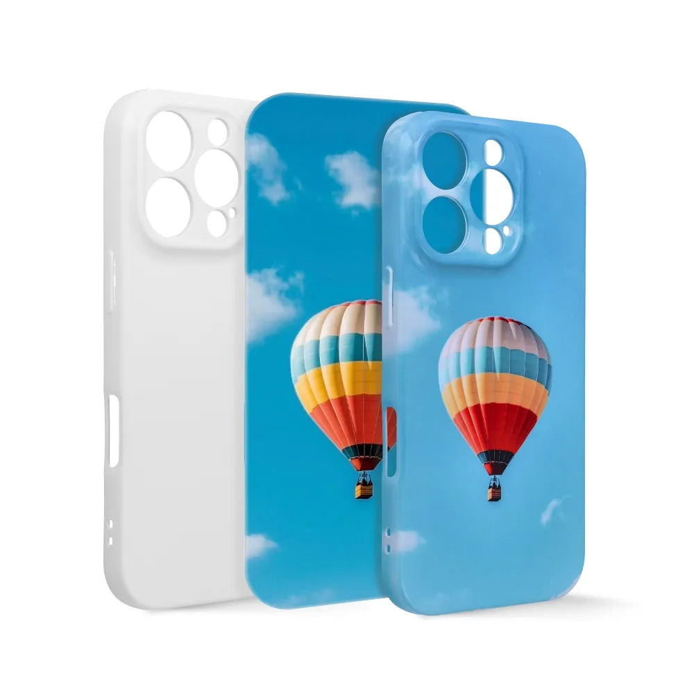 Funda para sublimación Apple iPhone 16, OEM, Suave, Blanca
