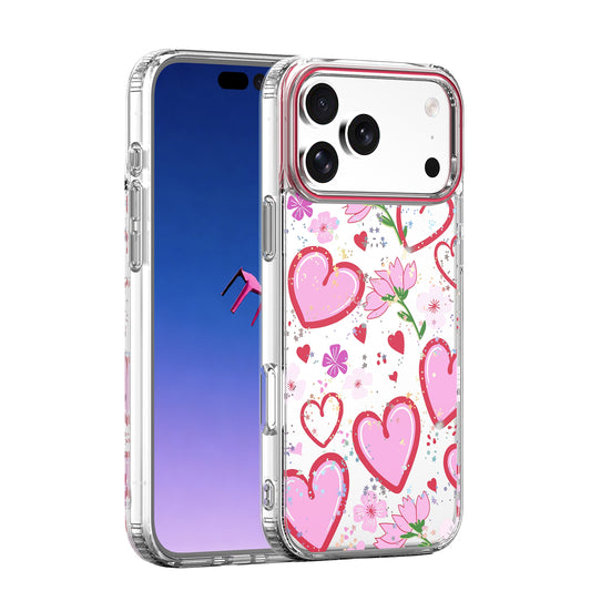 Funda para Apple iPhone 16 Pro Max, OEM, Ultra Trendy Love 1, Multicolor
