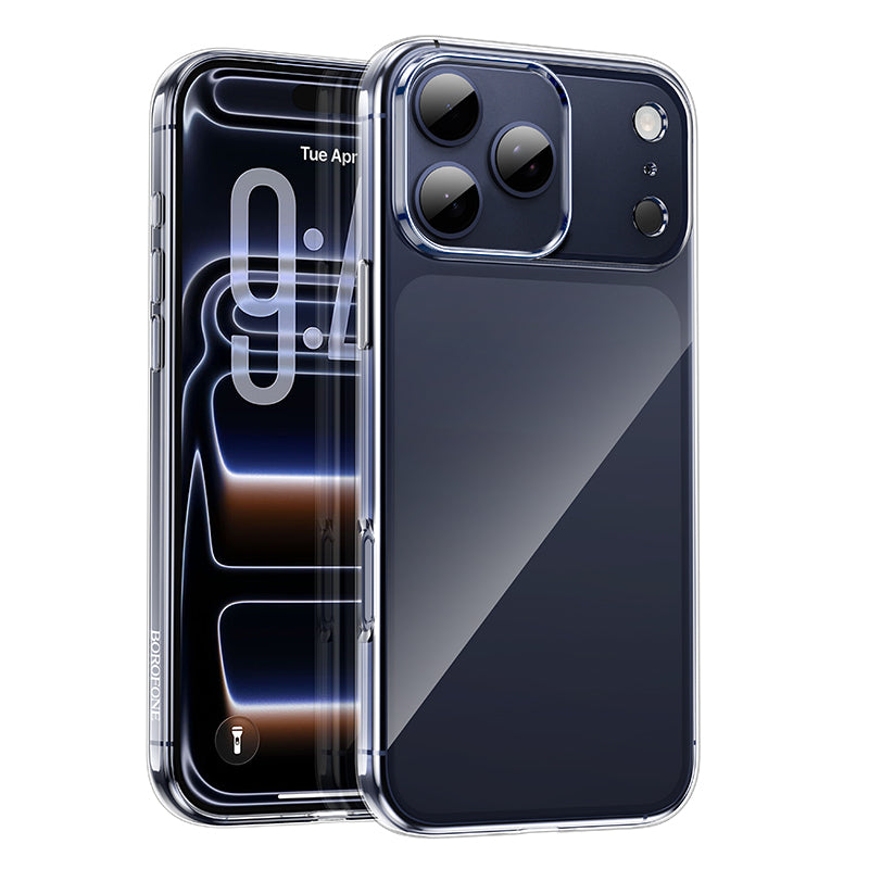 Funda para Apple iPhone 17 Pro, Borofone, BI4 Ice, Transparente