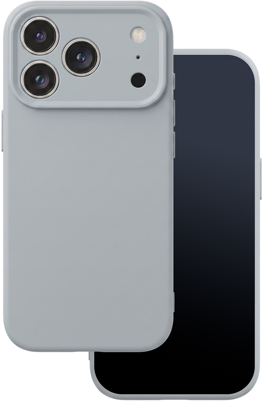 Funda para Apple iPhone 17 Pro Max, OEM, Silicona, Gris