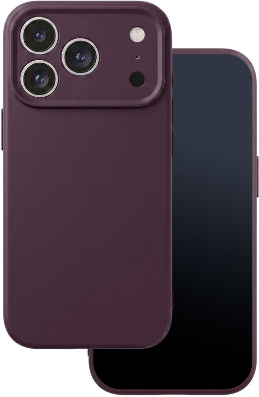 Funda para Apple iPhone 18 Pro Max / 17 Pro Max, OEM, Silicona, Granate