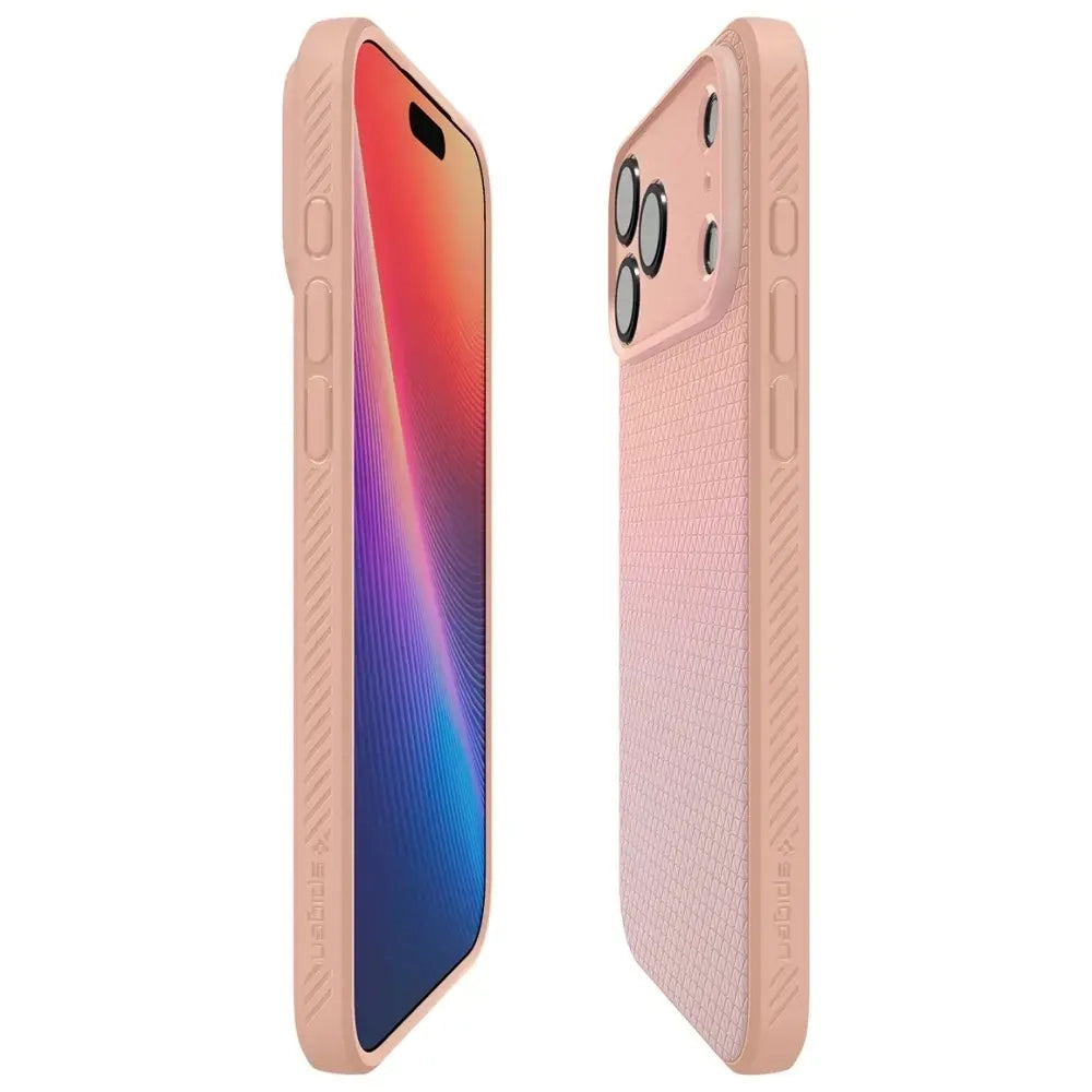Funda para Apple iPhone 18 Pro Max / 17 Pro Max, Spigen, Liquid Air, Rosa ACS12115