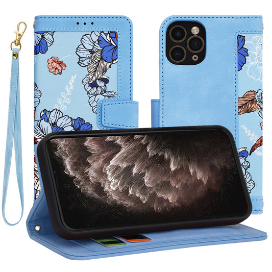 Funda para Apple iPhone 11 Pro, Techsuit, FlipCraft, Azul