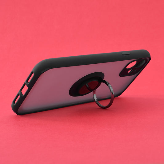 Funda para Apple iPhone 11, Techsuit, Glinth, Negra