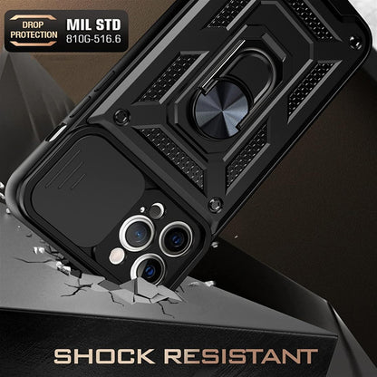 Funda para Apple iPhone 12 mini, Techsuit, CamShield, Negra
